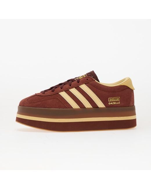 Adidas Originals Sneakers Adidas Gazelle Stack W Fox/ Tint/ Gum Eur in het Brown