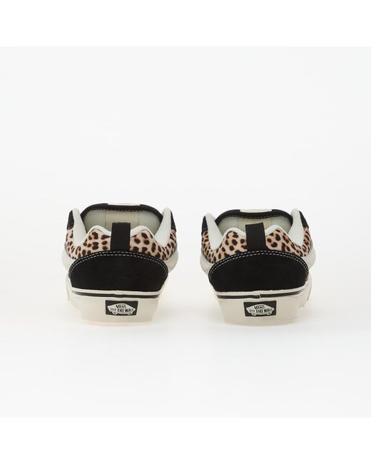 Vans Black Sneakers Knu Skool/ Leopard