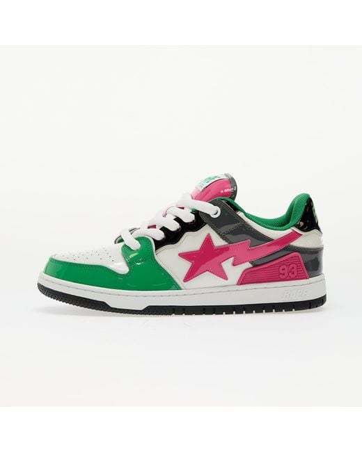 A Bathing Ape Green Sneakers New Bape Sk8 Sta 2 M1 for men