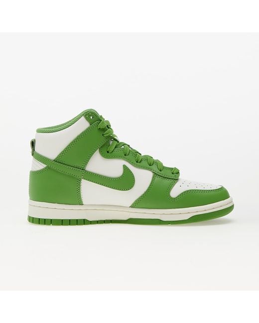Nike W Dunk High Chlorophyll/ Chlorophyll-sail in het Green