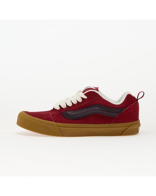 Vans Red Sneakers Knu Skool