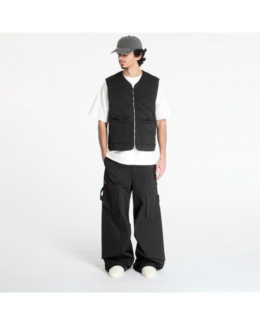 FTSHP Gilet Lining Quilted Vest in het Black