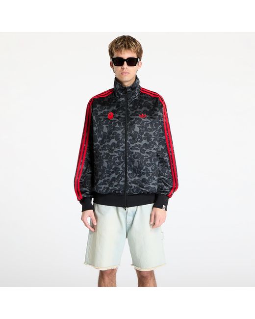 Adidas Originals Red Sweatshirt Adidas X Bape Track Top for men