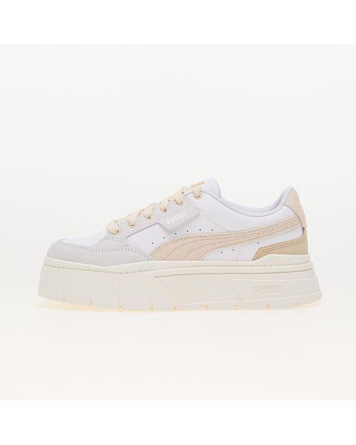 PUMA White Mayze Stack Luxe Wns