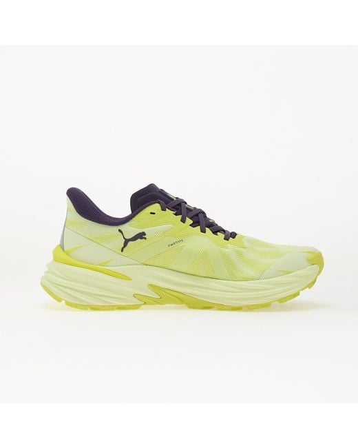 PUMA Yellow Sneakers Fast-Trac Nitro 4 Apple Spritz/ Lux Lime/ Plum for men