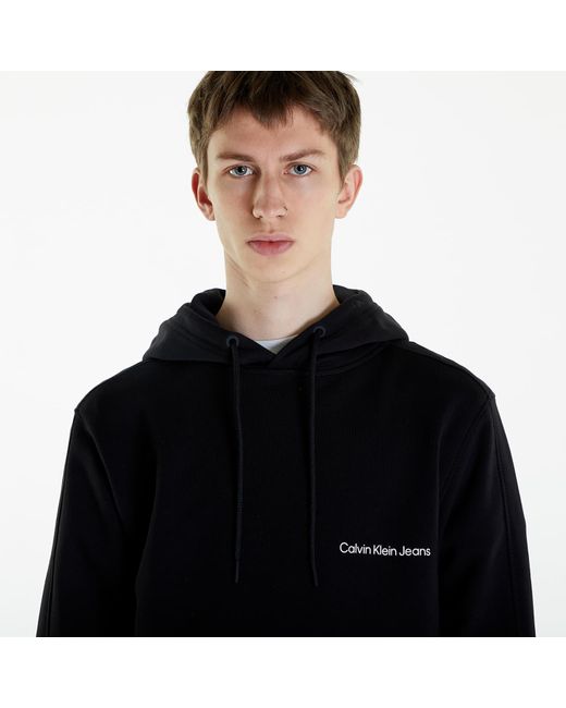 Calvin Klein Jeans Institutional Hoodie Ck in Black for Men | Lyst