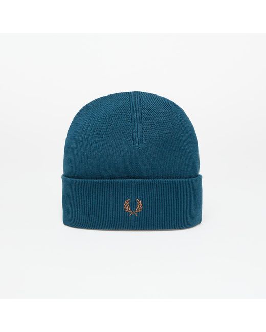 Fred Perry Blue Classic Beanie Drkptrl/ Shdstone