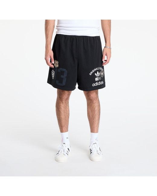 Adidas Originals Black Shorts Dept. Graphic Mesh Short for men