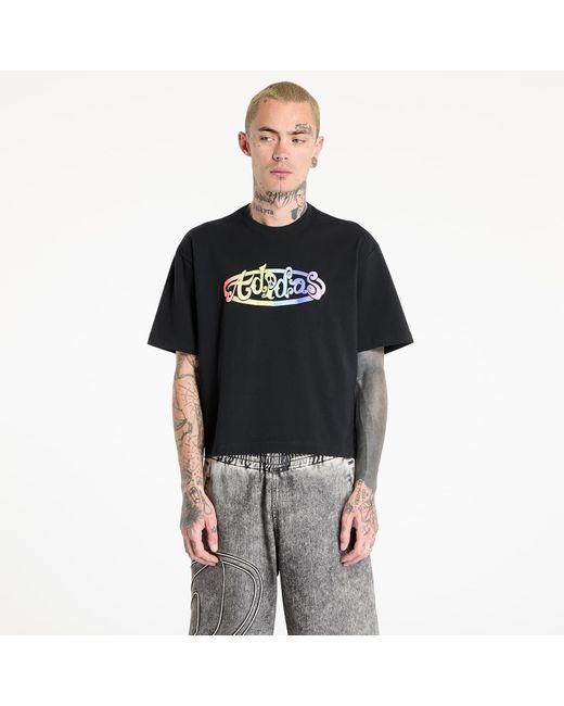 Adidas Originals T-Shirt Adidas X Jeremy Scott Pride Graphic Tee in het Black voor heren