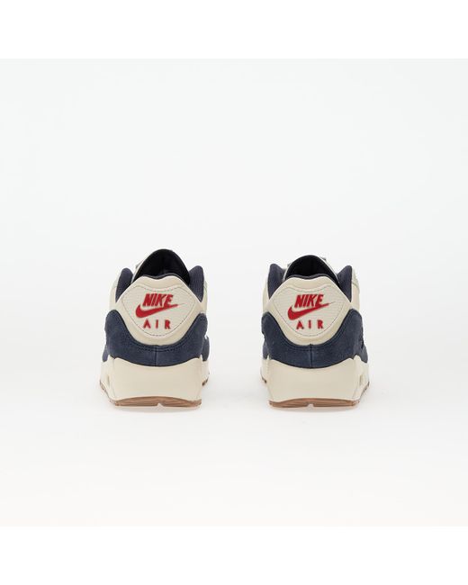 Nike Sneakers Air Max 90 Prm Pale Ivory/ Lt Khaki-Thunder-Sail-Gum Dk-Univ Eur in Blue für Herren