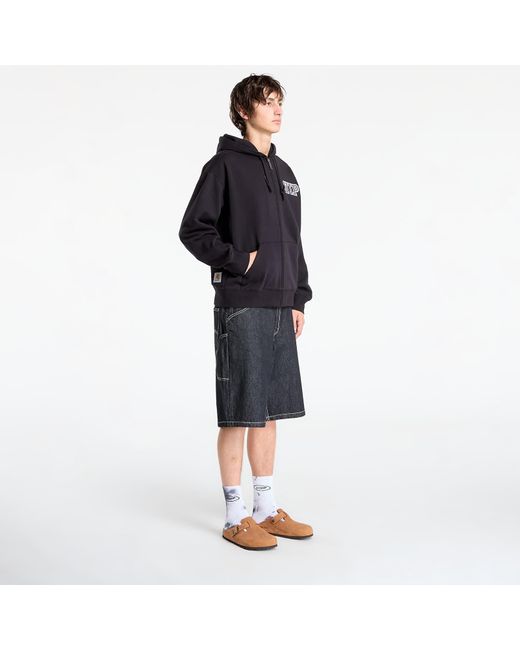 Carhartt Black Sweatshirt Hooded Mini Wip Sweat Jacket