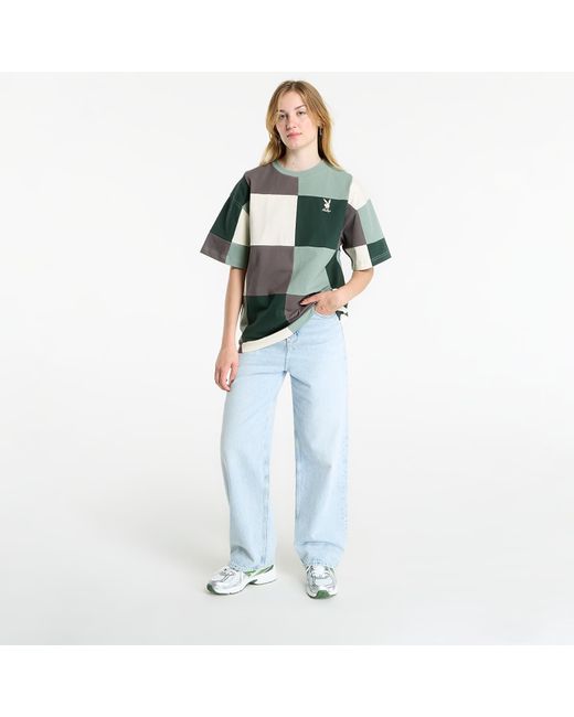 FTSHP T-Shirt Playboy X Patchwork Tee in het Green