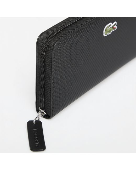 Lacoste Black Brieftasche L Zip Wallet
