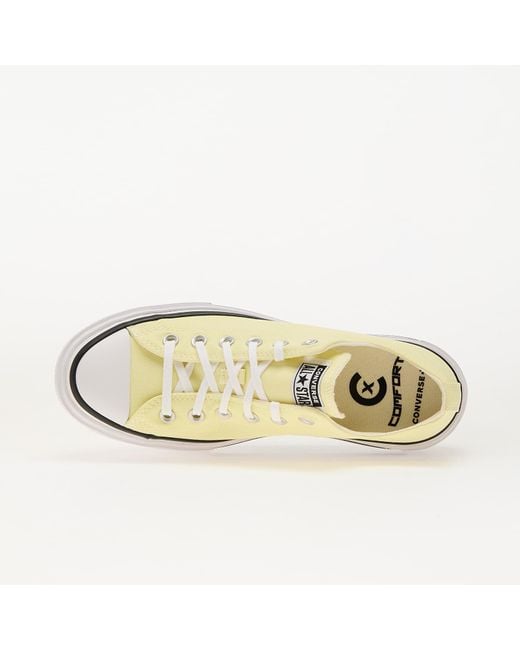 Converse White Sneakers Chuck Taylor All Star Lift Double Stack Lemon Slushy/ Eur