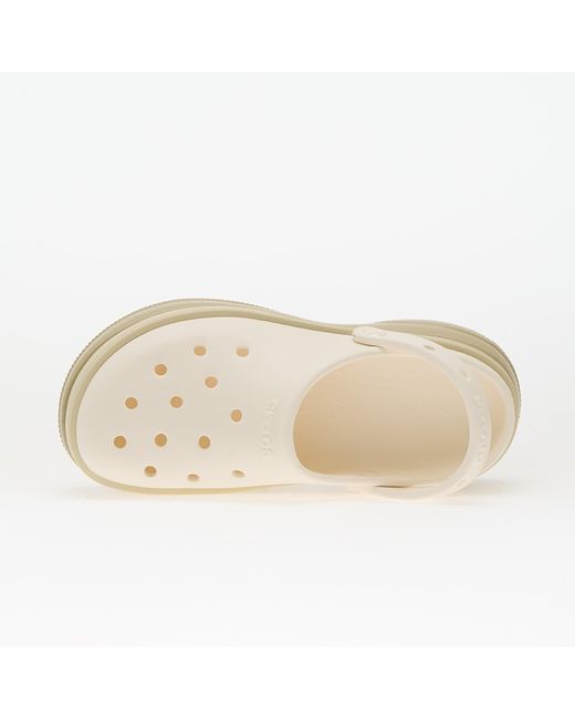CROCSTM White Sneakers Classic Stacked Clog Eur