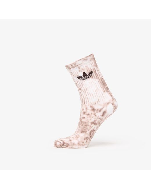 Adidas Originals Pink Adidas Tie Dye Crew Socks 3-Pack Trace/ Dark