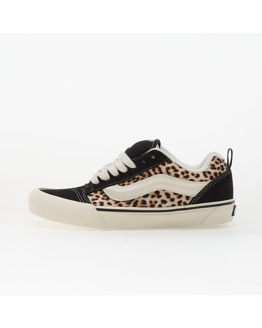 Vans Black Sneakers Knu Skool/ Leopard