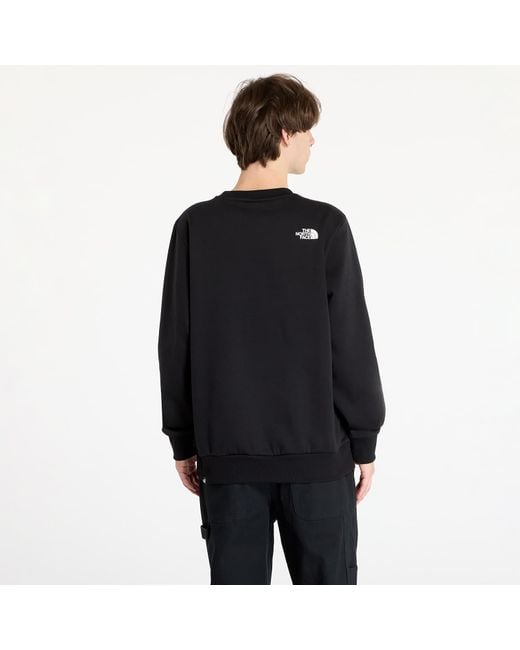 The North Face Black Sweatshirt Fine Crewneck Sweatshirt for men