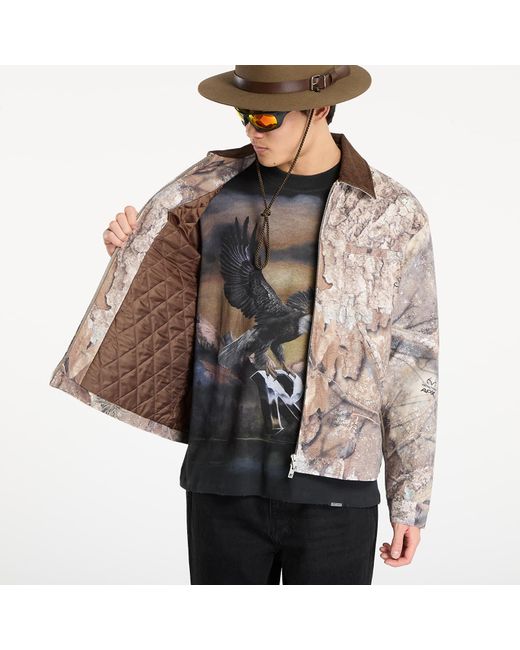 Represent Jas Real Tree Trucker Jacket in het Brown