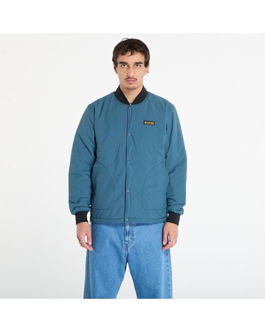Columbia Orange Jacket High Cascades Interchange Reversible Bomber Jacket for men