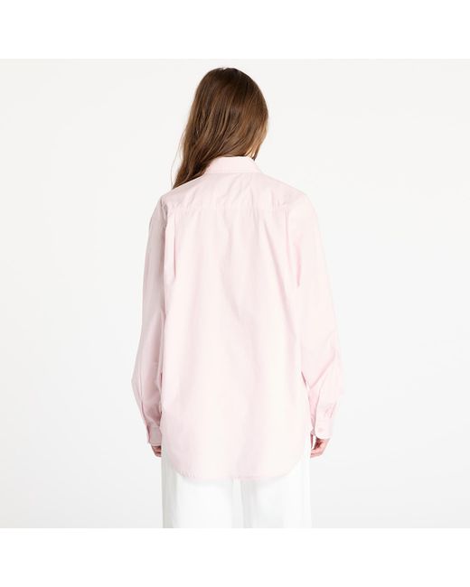 Carhartt Overhemd Longsleeve Irwin Shirt in het Pink