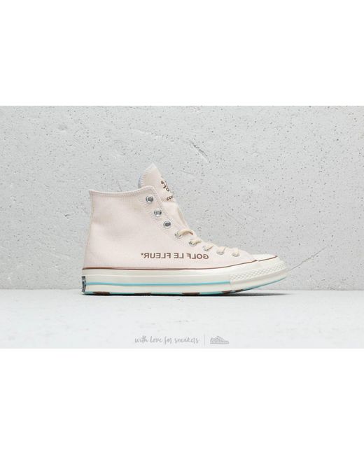 Converse Canvas X Golf Le Fleur Chuck Taylor All Star 70 Hi Parchment/  Egret/ Blue for Men | Lyst