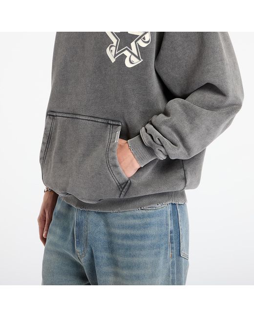 Represent Gray Sweatshirt Initial Star Hoodie for men