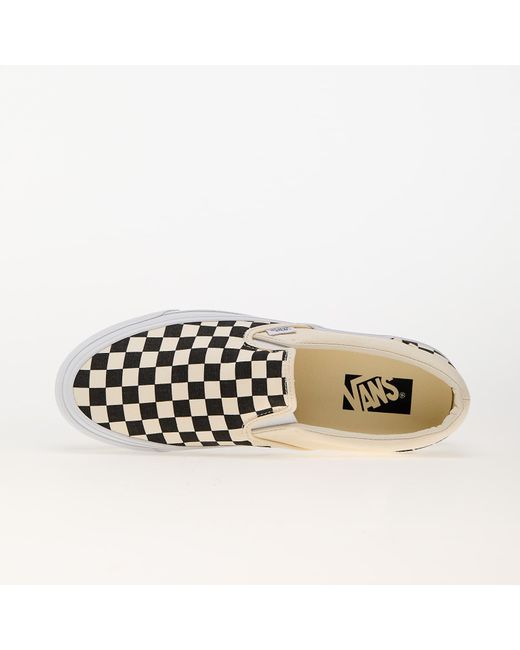 Vans White Sneakers Slip-On Reissue 98 Lx Checkerboard/ Off Eur