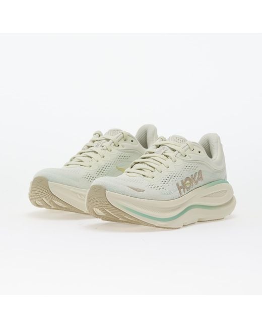 Hoka One One White Sneakers W Bondi 9 Truffle Salt/ Sea Glass Eur