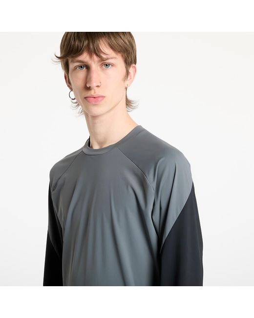 Maglietta Longsleeve Run Tee 3/ Washed di Reebok in Gray