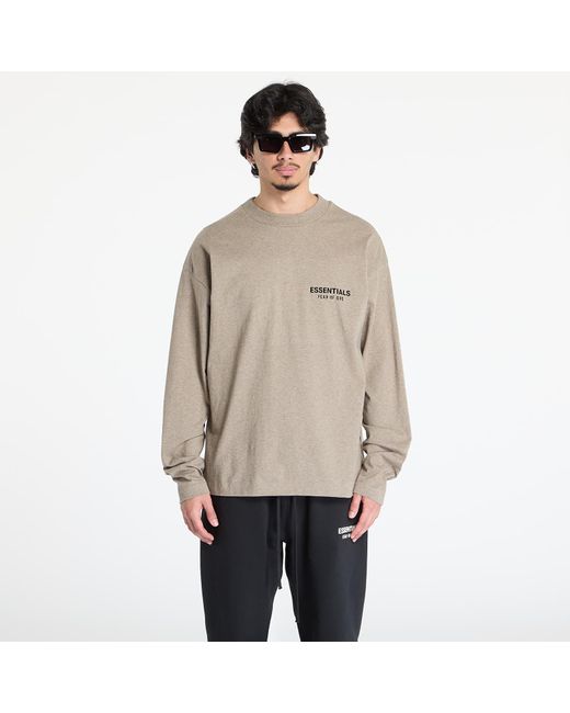 Maglietta Classic Fit Long Sleeve Tee di Fear Of God in Natural da Uomo