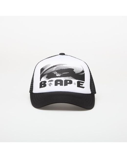 A Bathing Ape Black Bape Mesh Cap