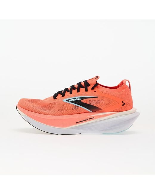 Brooks Red Sneakers Hyperion Max 3 M Fiery Coral/ Atomizer for men