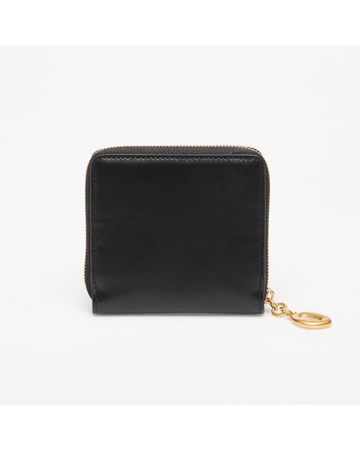 Calvin Klein Portemonnee Hardware Square Zip Around in het Black