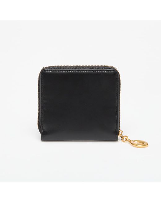 Calvin Klein Black Portmoine Hardware Square Zip Around
