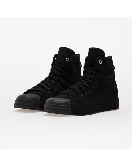 Y-3 Black Sneakers Nizza Hi for men