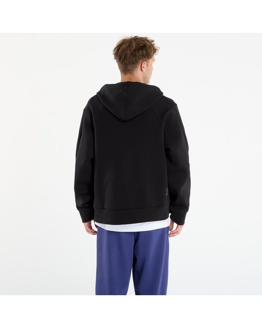 Felpa Focus Tech Zip Hoodie di On Shoes in Black da Uomo
