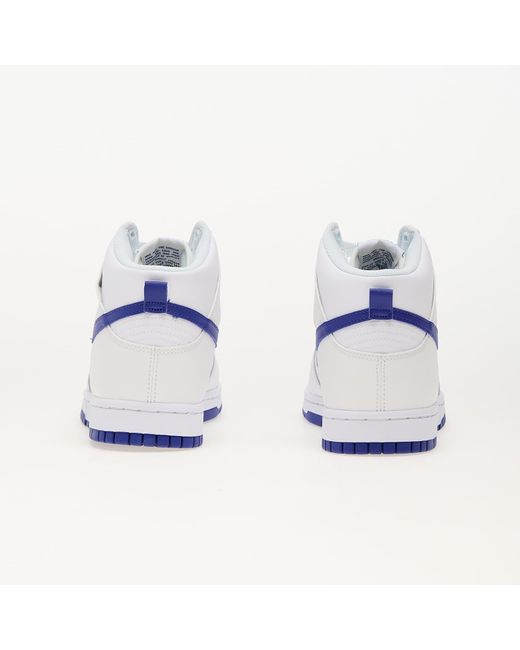 Dunk hi retro white/ concord-summit white di Nike in Blue da Uomo