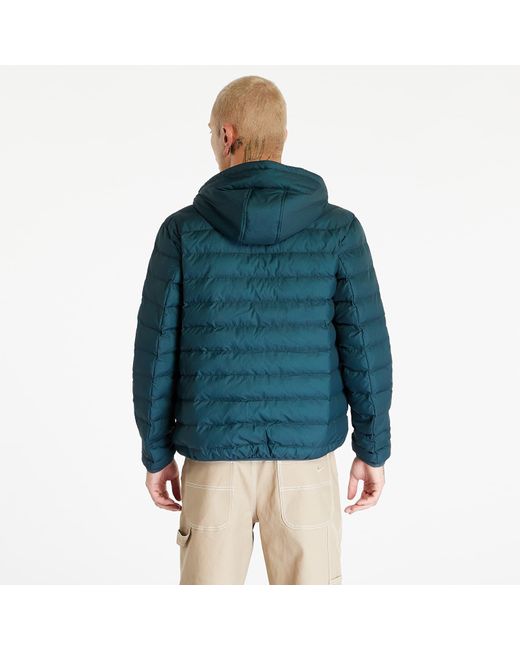 Fred Perry Hooded Insulated Jacket Petrol Blue for men