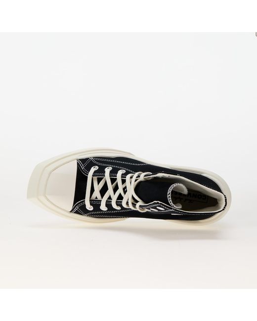 Converse Black Sneakers Chuck 70 De Luxe Wedge/ Egret Eur