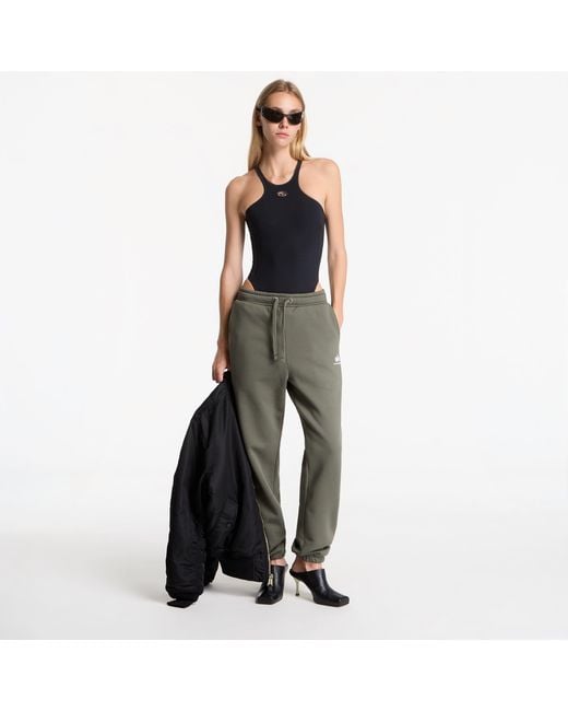 Alpha Industries Green Pants Basic Small Logo Ii Jogger for men