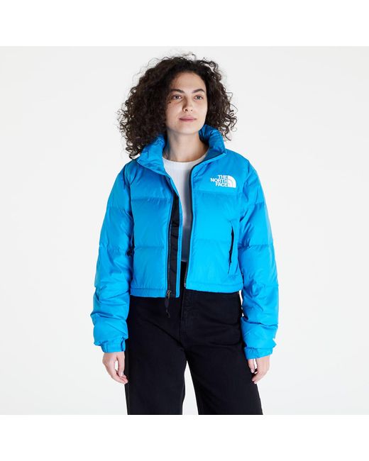Nuptse short jacket acoustic e di The North Face in Blue