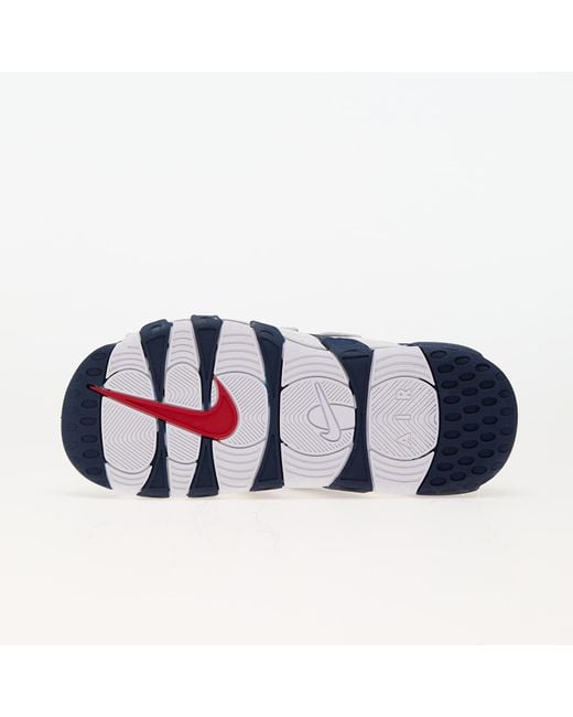 Nike Sneakers Air More Uptempo Slide Midnight/ University--Clear Eur in het Blue voor heren