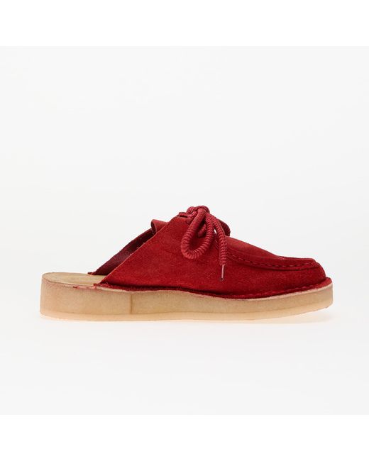 Clarks Red Sneakers Dsrtnomad Mule