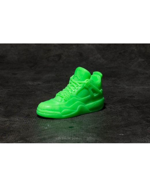 Footshop What The Shape Air Jordan 4 Candle Neon Green for Men | Lyst