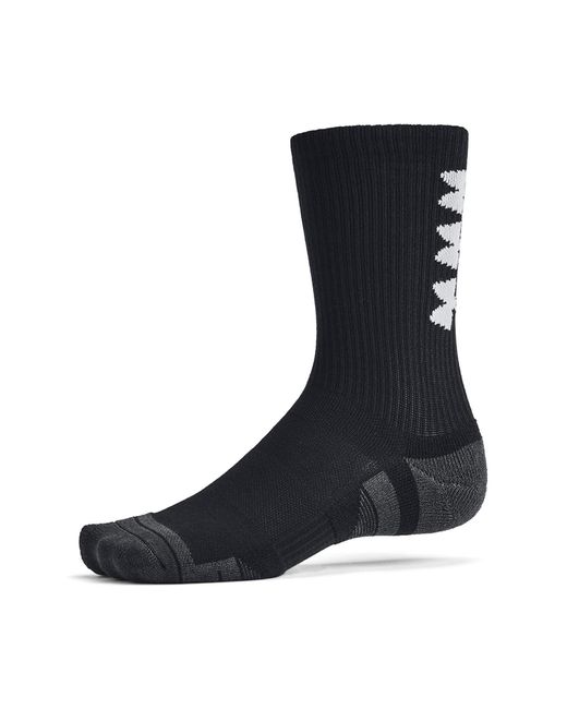 Under Armour Perf Tech Nov 3-Pack Crew in het Black