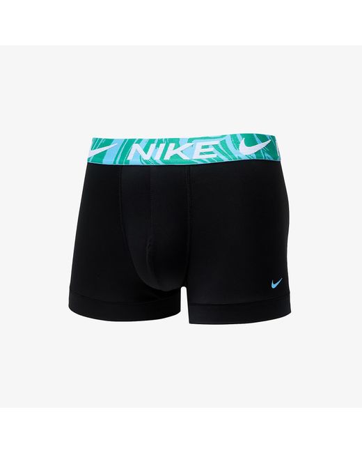 Dri-fit essential micro trunk 3-pack di Nike in Black da Uomo