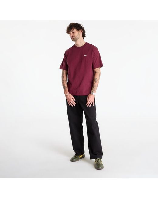Vans Red T-Shirt Left Chest Ii Loose Ss T-Shirt for men