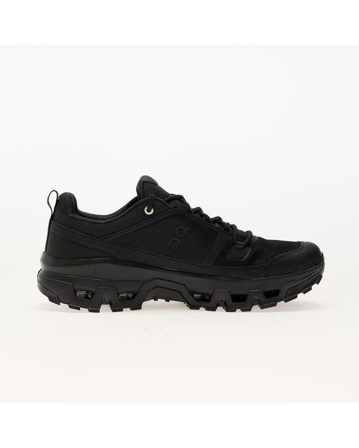 On Shoes Black Sneakers M Cloudrock Low Wp
