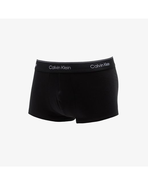 Calvin Klein Black Cotton Stretch Low Rise Jock Strap 3-pack for men